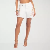 JS Jessica Simpson Womens 5 1/2" High Rise Denim Short