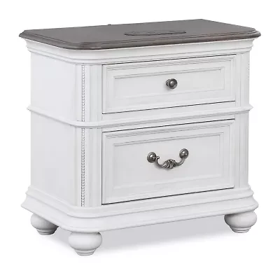 AVALON FURNITURE Lucia 2-Drawer Nightstand
