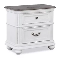 AVALON FURNITURE Lucia 2-Drawer Nightstand