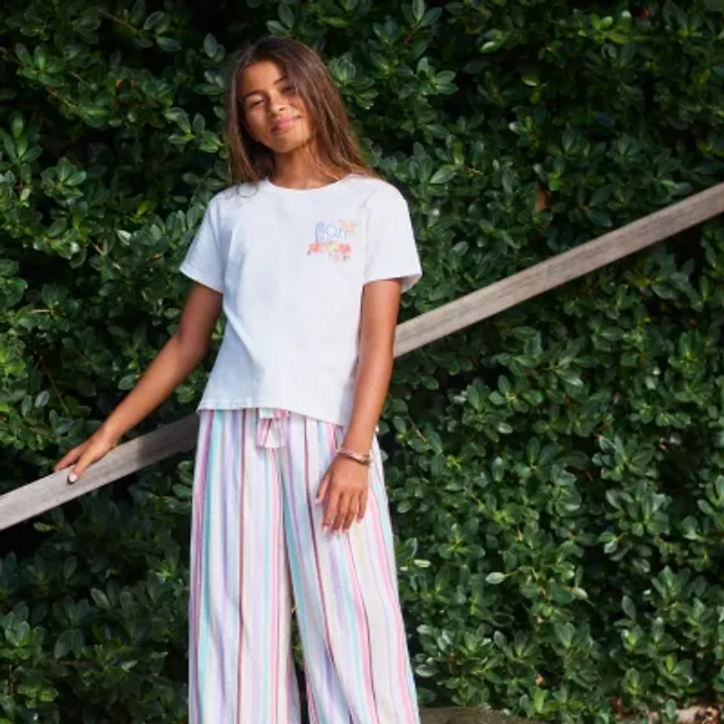 Roxy Big Kid Girls Crew Neck Short Sleeve Graphic T-Shirt