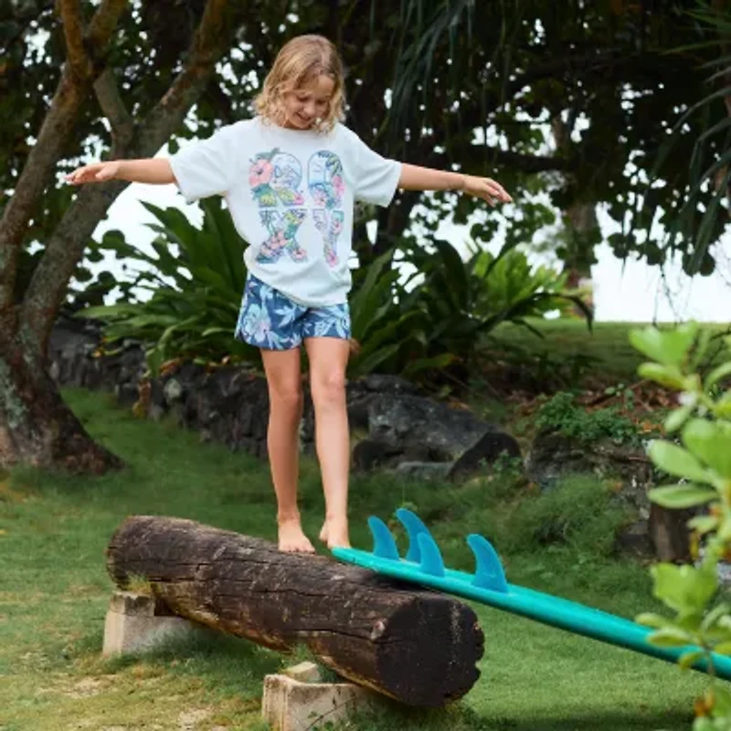 Roxy Big Kid Girls Crew Neck Short Sleeve Graphic T-Shirt