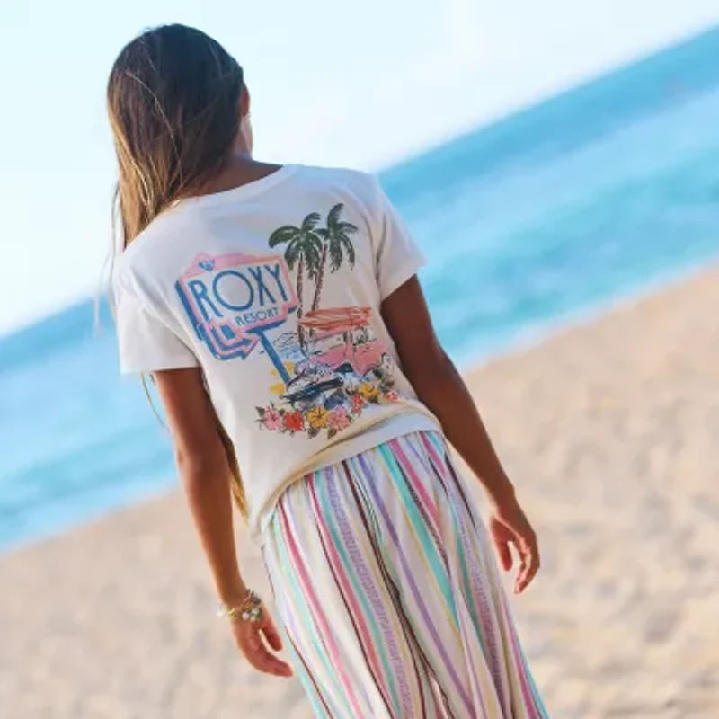 Roxy Big Kid Girls Wide Leg Pull-On Pant