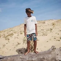 Quiksilver Big Kid Boys Crew Neck Short Sleeve Regular Fit Graphic T-Shirt