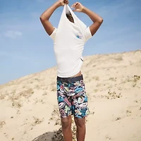 Quiksilver Big Kid Boys Crew Neck Short Sleeve Regular Fit Graphic T-Shirt