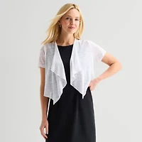 Perceptions Womens Short Sleeve Shrug