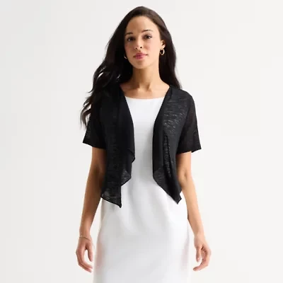 Perceptions Womens Short Sleeve Shrug