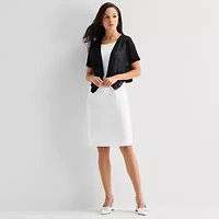 Perceptions Womens Short Sleeve Shrug