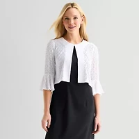 Perceptions Womens 3/4 Sleeve Shrug