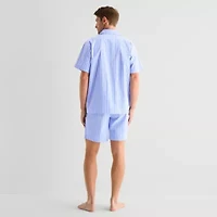 Stafford Mens Short Sleeve 2-pc. Pajama Sets