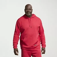 Shaquille O'Neal XLG™ Double Knit Pique Mens Long Sleeve Active Big and Tall Hoodie