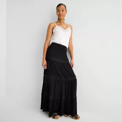 Forever 21 Womens Juniors Maxi Skirt
