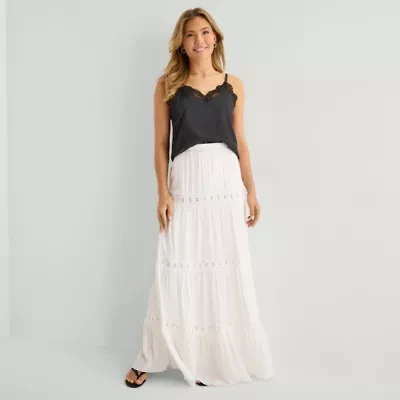Forever 21 Womens Juniors Maxi Skirt