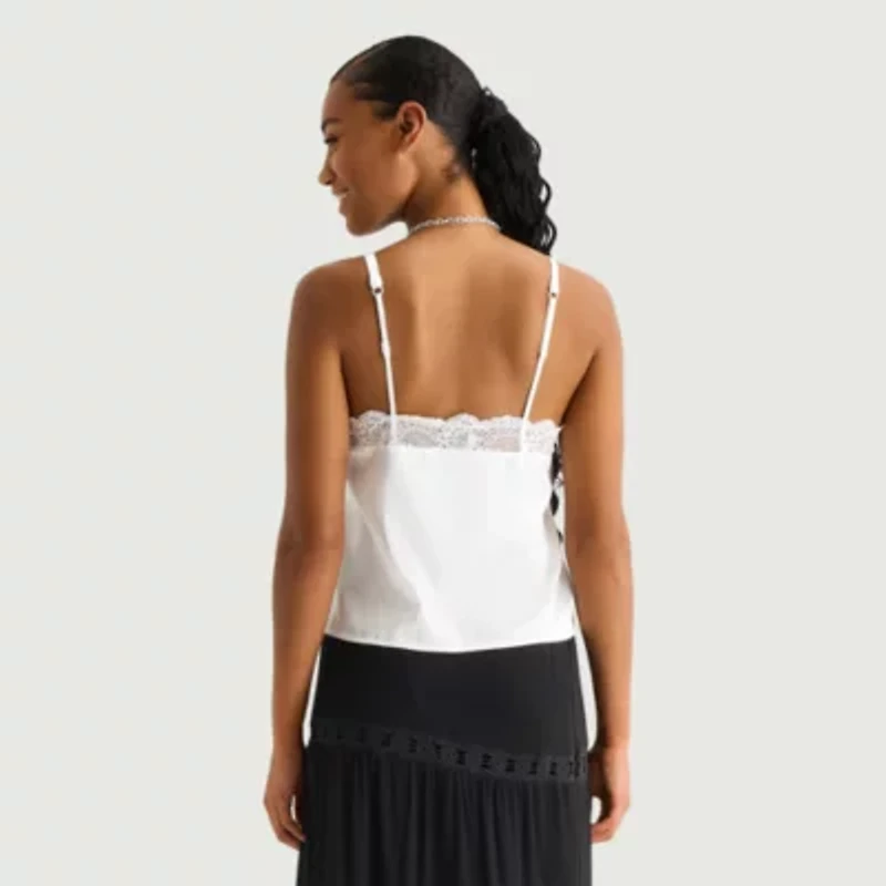 Forever 21 Womens Juniors Sweetheart Neck Sleeveless Camisole