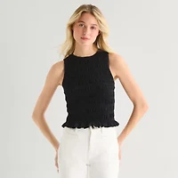 a.n.a Womens Crew Neck Sleeveless Tank Top