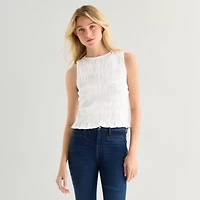 a.n.a Womens Crew Neck Sleeveless Tank Top