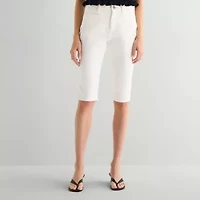 a.n.a Womens High Rise Cropped Jean