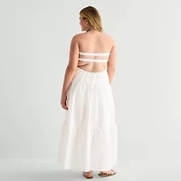 Forever 21 Womens Juniors Plus Sleeveless Maxi Dress