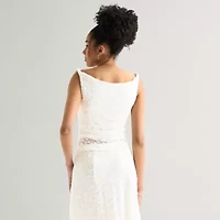 Arizona Womens Juniors Round Neck Sleeveless Blouse