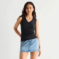 a.n.a Womens V Neck Sleeveless Tank Top