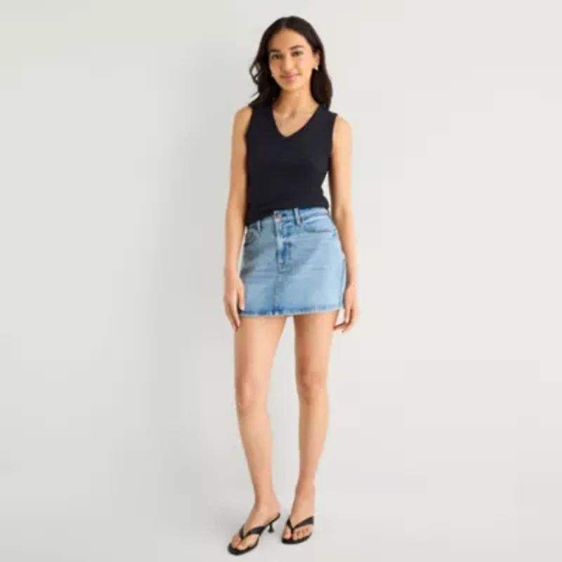 a.n.a Womens V Neck Sleeveless Tank Top