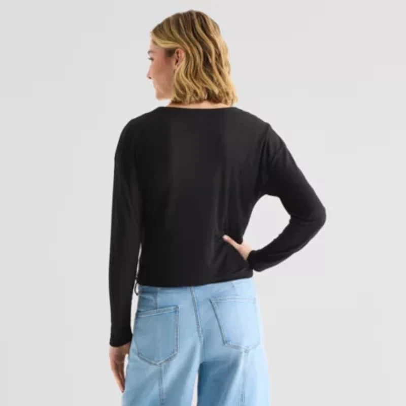 a.n.a Womens V Neck Long Sleeve Button Cardigan