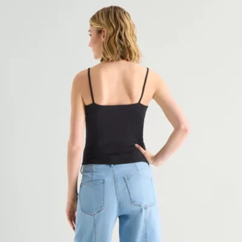 a.n.a Womens V Neck Sleeveless Tank Top