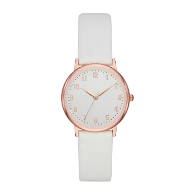 Womens White Strap Watch Fmdjo150