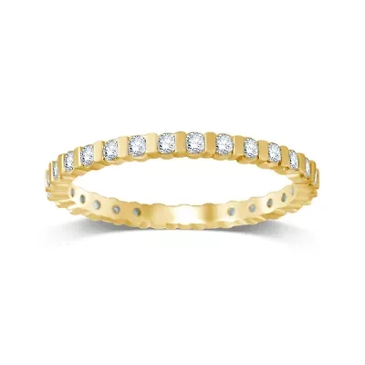 1/2 CT.T.W. Natural Diamond 14K Yellow Gold Eternity Band