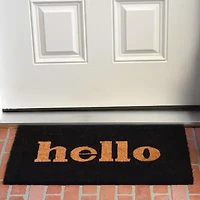 Calloway Mills Block Hello Outdoor Rectangular Doormat