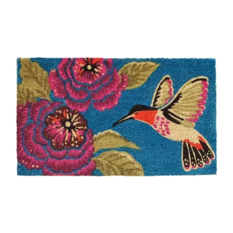 Calloway Mills Hummingbird Delight Outdoor Rectangular Doormat