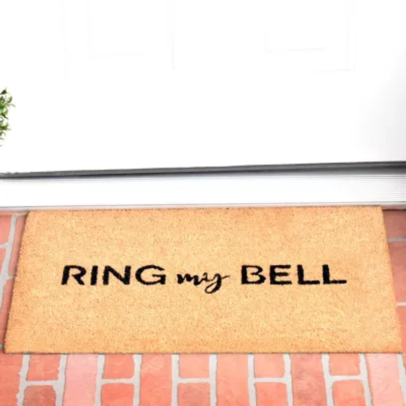 Calloway Mills Ring My Bell Outdoor Rectangular Doormat