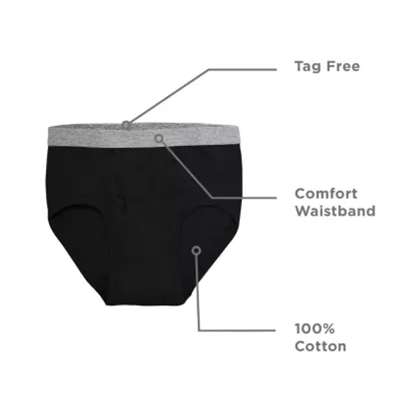 Stafford Low-Rise Mens 6 Pack Briefs 325616