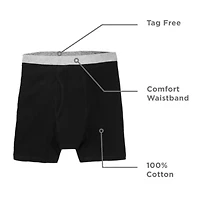 Stafford Cotton Mens Big and Tall 4 Pack Boxer Briefs 302866