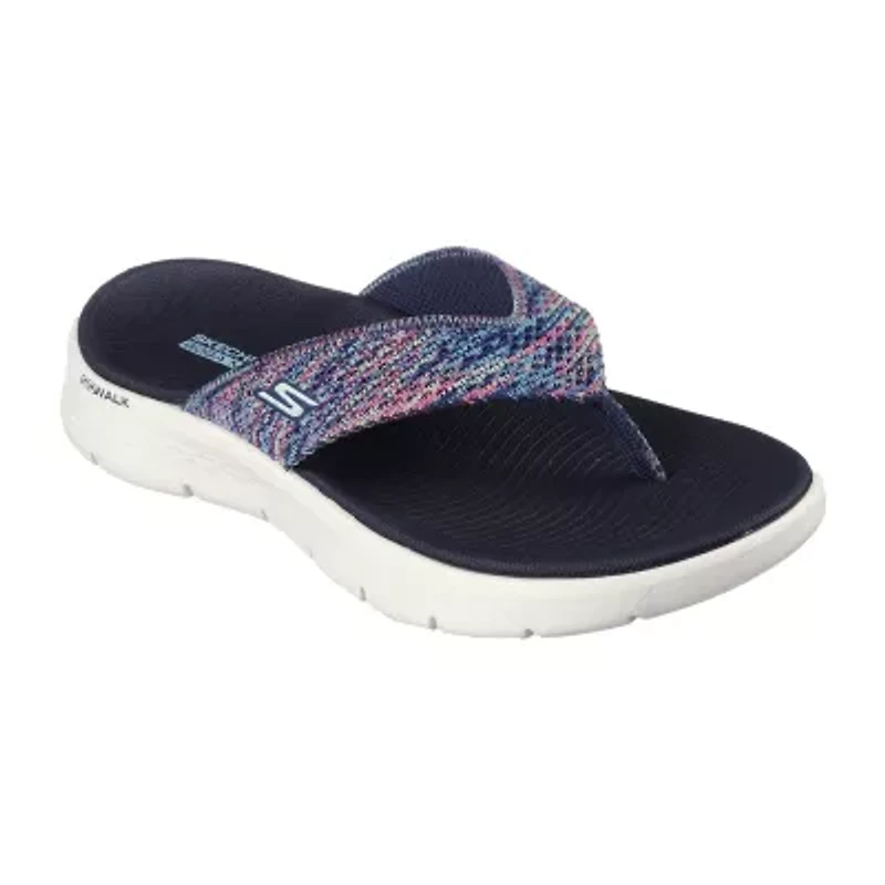 Skechers Womens Go Walk Flex Invoke Flip-Flops