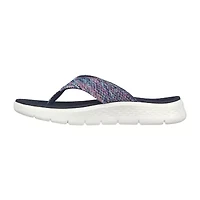 Skechers Womens Go Walk Flex Invoke Flip-Flops