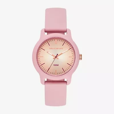 Skechers Womens Pink Strap Watch Sr6266