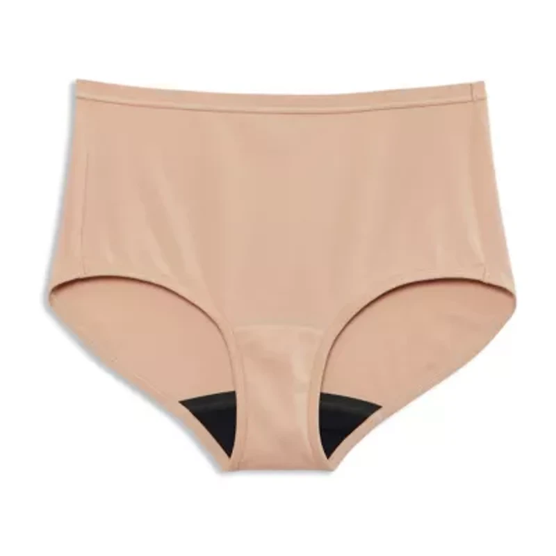 Jockey Womens Average + Full Figure Period Leak Resistant Brief Panty 2580