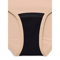 Jockey Womens Average + Full Figure Period Leak Resistant Brief Panty 2580