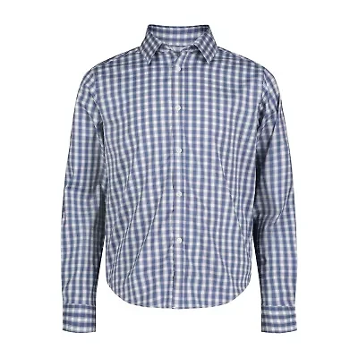 Van Heusen Boys Long Sleeve Cuffed Regular Fit Button-Down Shirt