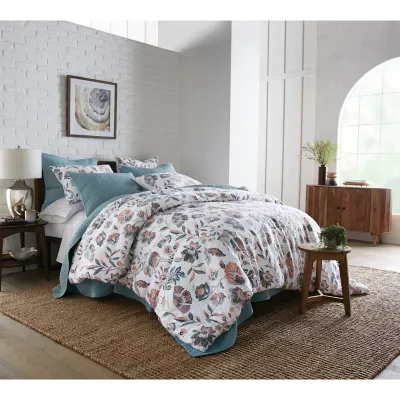 Linden Street Bainbridge 3-pc. Floral Duvet Cover Set