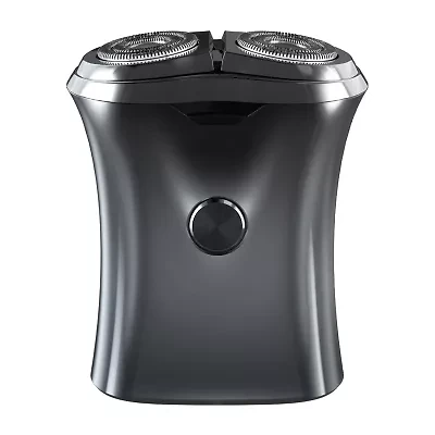 Travel Shaver With Dual Rotary Shaving Heads