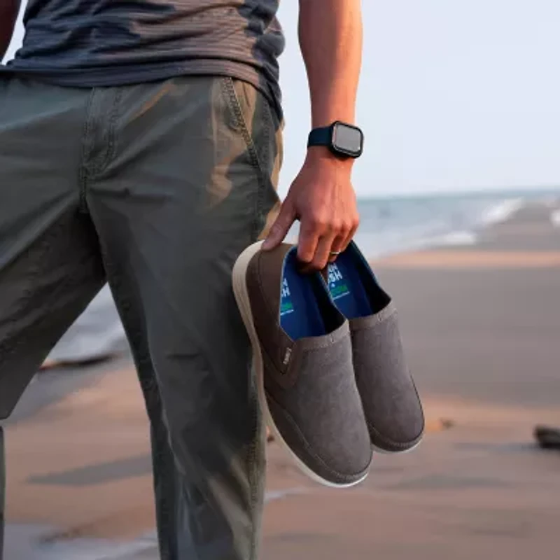 Nunn Bush Mens Conway Ez Canvas Slip-On Shoe