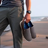 Nunn Bush Mens Conway Ez Canvas Slip-On Shoe