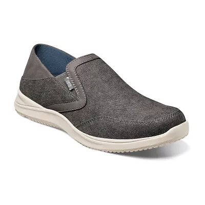 Nunn Bush Mens Conway Ez Canvas Slip-On Shoe