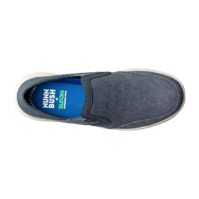 Nunn Bush Mens Conway Ez Canvas Slip-On Shoe
