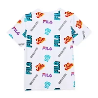 FILA Big Kid Boys Crew Neck Short Sleeve Regular Fit Graphic T-Shirt