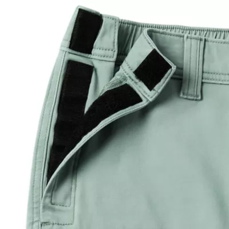 St. John's Bay Mens 10" Mid Rise Adaptive Stretch Fabric Easy-on + Easy-off Seated Wear Cargo Short