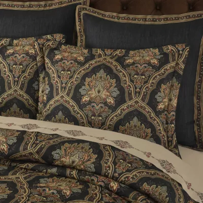 Queen Street Maria 4-pc. Damask + Scroll Midweight Comforter Set