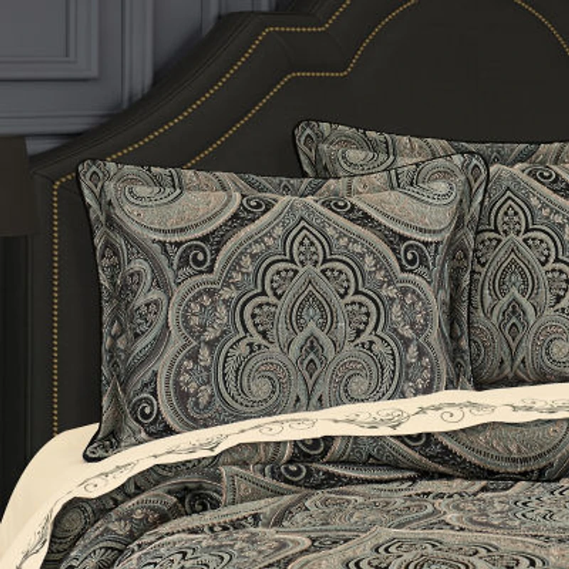 Queen Street Viccorino 4-pc. Damask + Scroll Midweight Comforter Set