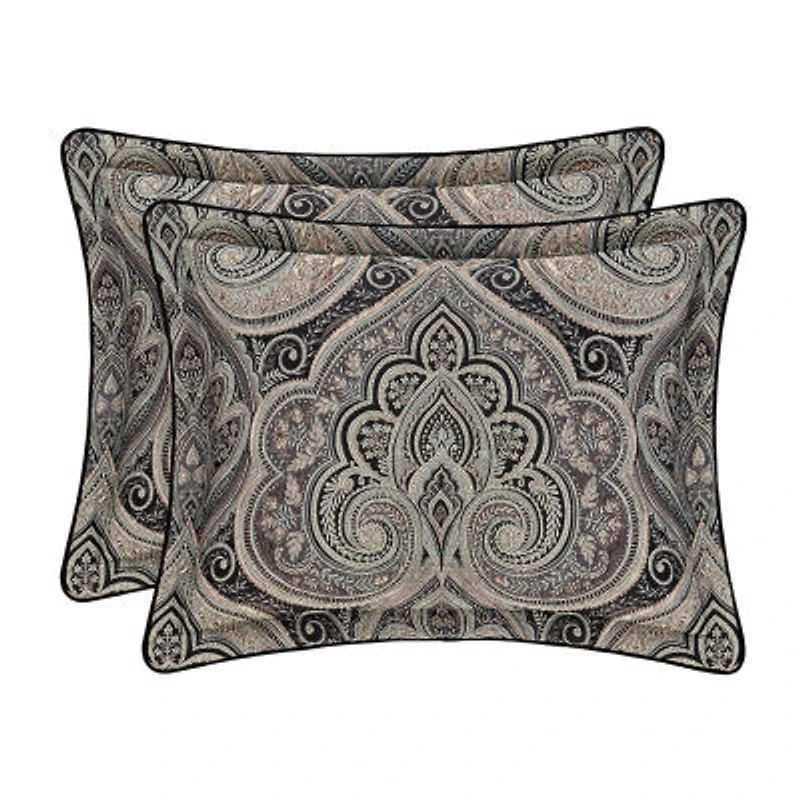 Queen Street Viccorino 4-pc. Damask + Scroll Midweight Comforter Set